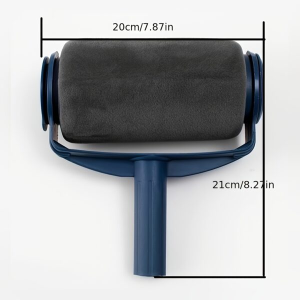 1pc Home Paint Roller Set with Extension Pole - Large Self-Suction Brush, Suitable for Latex and Wall Paint, Achieve Smooth and Even Coatings, Easy-to-Use Paint Roller Assembly - Image 6