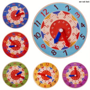 Not Real Clock, Wooden Educational Clock Toy, Student Timepiece Model, Digital Clock Toy, Children's Learning Time Toy