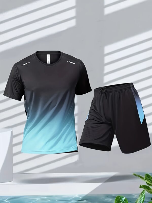 [Quick-Dry Sportswear] Quick-Dry Breathable Men's Sportswear - Short-Sleeve T-Shirt for Running And Fitness - Basketball Gear, Summer Tank Top - Image 9
