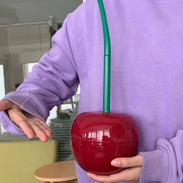 1-Set Cherry-Shaped Toilet Brush and Holder- Durable, Space-Saving Bathroom Cleaning Tool - Image 7