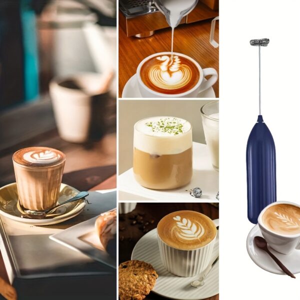 1pc LALAYUAN Electric Milk Frother - Mini Handheld Whisk, Battery Operated (Not Included), Ideal for Coffee, Lattes, Cappuccino, and Chocolate Drinks, Portable Foam Maker, Perfect Christmas Gift, Coffee Drink Maker | Modern Kitchen Accessory | Durable Sta - Image 36