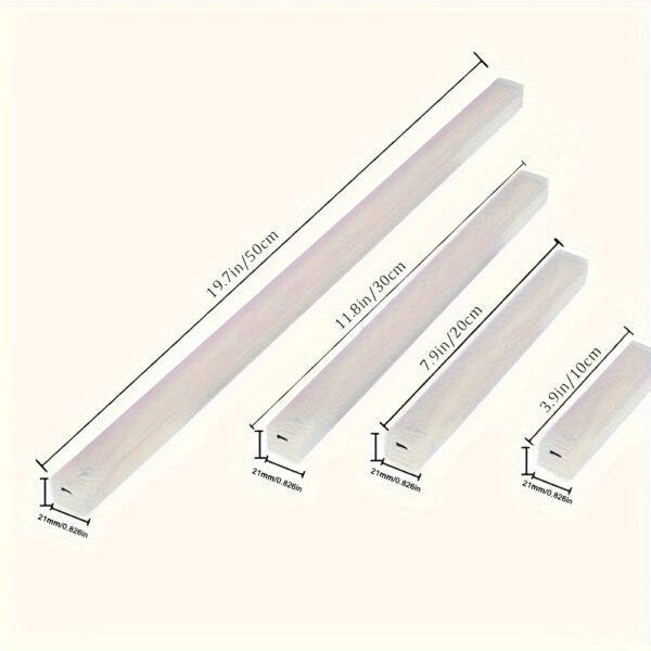 [200mAh Rechargeable LED Motion Light] USB Rechargeable LED Motion Sensor Night Light - 200mAh/400mAh, Wireless Auto-On for Under Cabinet, Kitchen, Wardrobe & More - Warm/White Options - Image 6