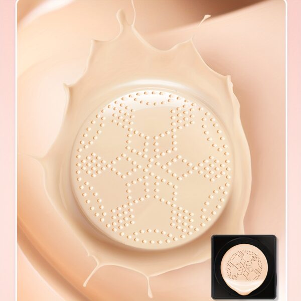 Mushroom Head Foundation BB Cream - Full Coverage, Long-Lasting Moisturizing Concealer for All Skin Types, Natural Nude Finish with Floral Packaging, Longlasting Foundation | Artistic Packaging | Vibrant Design - Image 7