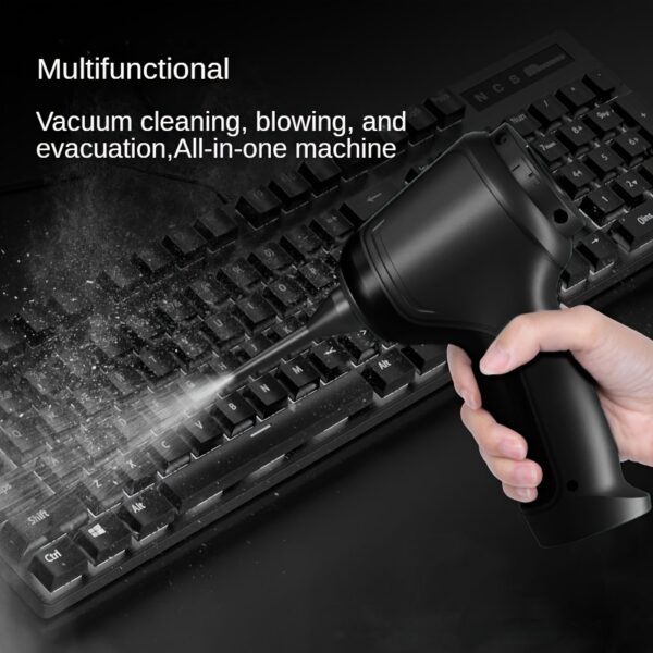 High Power Three In One Wireless Vacuum Cleaner With Extended Battery Life For Suction, Air Extraction, And Blowing At Home And In Car - Image 7