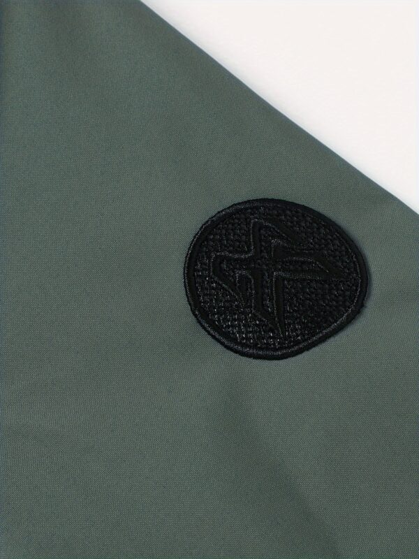 Men'S Letter Embroidered Casual Bomber Jacket - Image 34