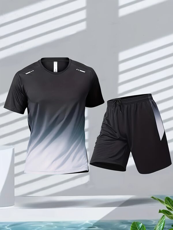 [Quick-Dry Sportswear] Quick-Dry Breathable Men's Sportswear - Short-Sleeve T-Shirt for Running And Fitness - Basketball Gear, Summer Tank Top - Image 8