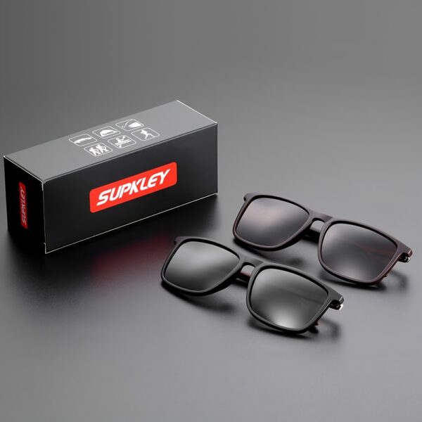 SUPKLEY Men'S Sports Sunglasses with Polarization, Lightweight Square Design, Comfortable Fit, Eyewear Accessory Comes with Original Packaging - Image 17