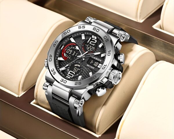 Men'S Dual Display Digital Military Quartz Watch Featuring an Alarm Clock, Chronograph, And Multifunctional Luminous Capabilities, Ideal for Students And Outdoor Activities Like Hiking Or Schooling. - Image 26