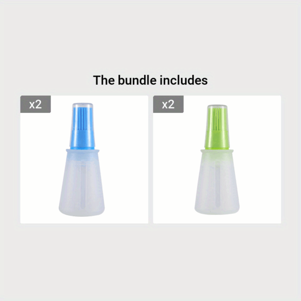 1pc Multi-Use Silicone Oil Brush and Dispenser - Easy-to-Clean, Leakproof, for Grilling, Baking & BBQ - Image 20