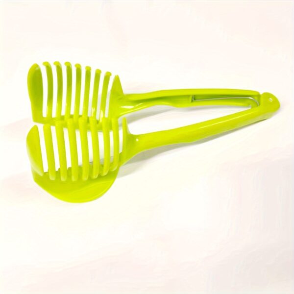 1pc, Tomato Slicer Tool, Lemon Cutter Tool, Lemon Slicer Holder, Tomato Slicer Holder, Lemon Cutter Holder, Round Fruit Tongs, Egg Slicer Cutting Holder, Kitchen Tools Kitchen Accessories - Image 9