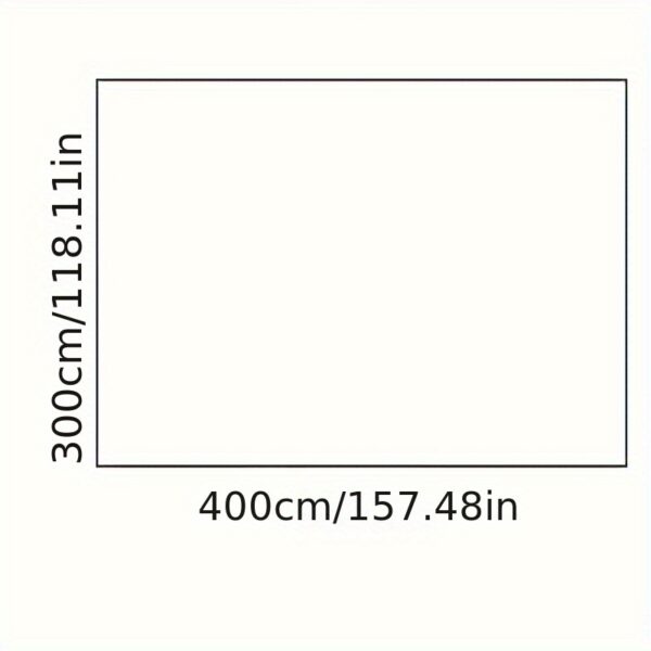 Large Durable Transparent Plastic Drop Cloth - Sofa, Storage, Outdoor Furniture, Garden, Home Renovation Dust Cover - Image 11