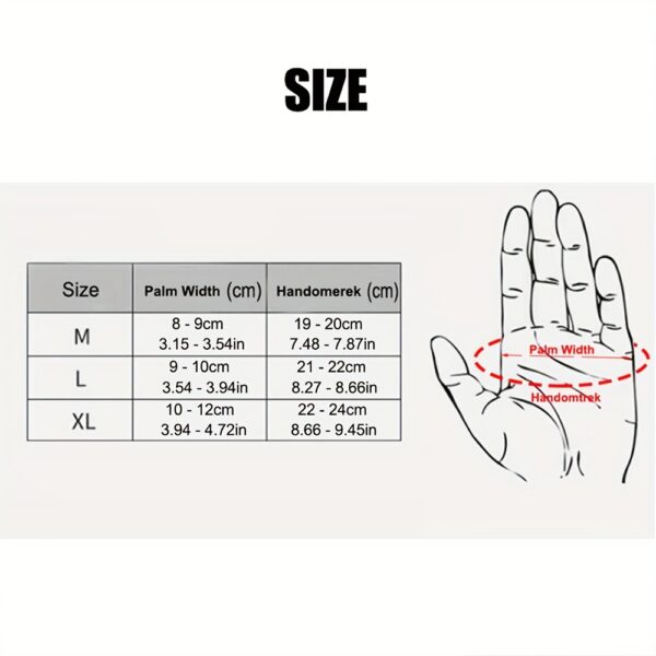 1pair Winter Windproof Waterproof Touch Screen Warm Gloves, For Outdoor Cycling, Fishing, Running, Skiing Christmas Gift - Image 8