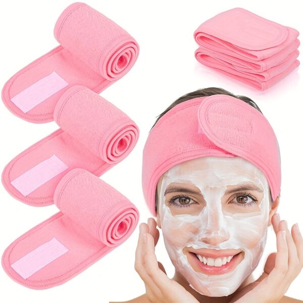 [Popular Choice] Double-sided Hair Tie with Ant Cloth for Washing Face and Removing Makeup, Women's Hairband for Sports and Yoga - Image 2