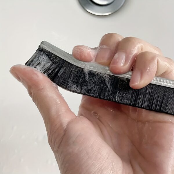 1pc Bathroom Crevice Brush, Toilet Kitchen Tile Corner Cleaning Brush, Multifunctional Window Seam Groove Dust Brush, Hard Bristle Brush, Household Cleaning Tools - Image 9