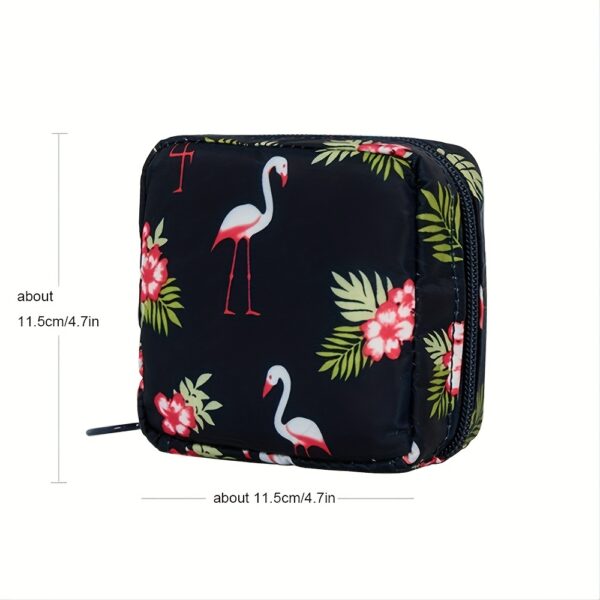 Cute Bear Portable Sanitary Napkin Storage Bag - Large Capacity, Waterproof, and Organizer for Women  - Cartoon Physiological Period Tampon Bag - Image 6