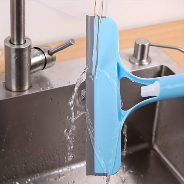 Efficient 3-in-1 Multi-Functional Glass Cleaning Tool - Polypropylene (PP) Plastic Sprinkler for Bathroom, Kitchen, Living Room, Bedroom, Toilet - Mirror and Window Scraper - Image 11
