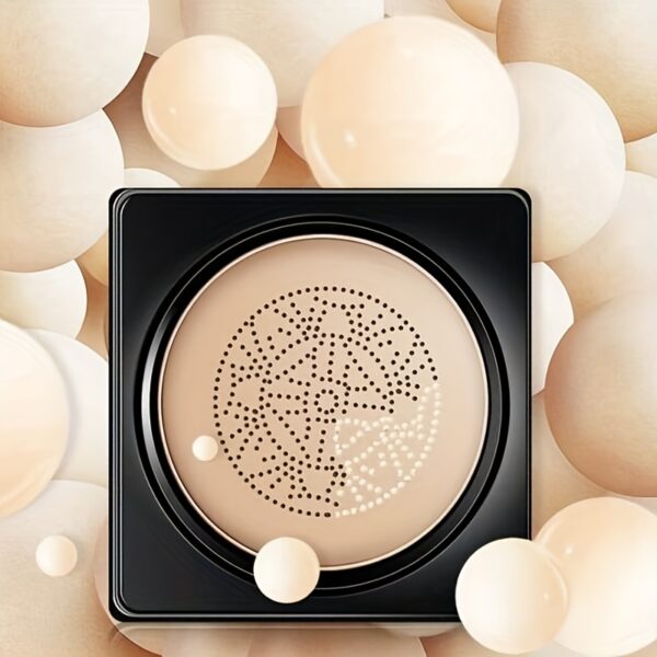 Mushroom Head Foundation BB Cream - Full Coverage, Long-Lasting Moisturizing Concealer for All Skin Types, Natural Nude Finish with Floral Packaging, Longlasting Foundation | Artistic Packaging | Vibrant Design - Image 9