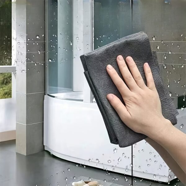 [Streak-Free] 5pcs Magic Cleaning Cloth - Streak-Free Glass & Mirror Wipe - For Glass and Mirror Cleaning