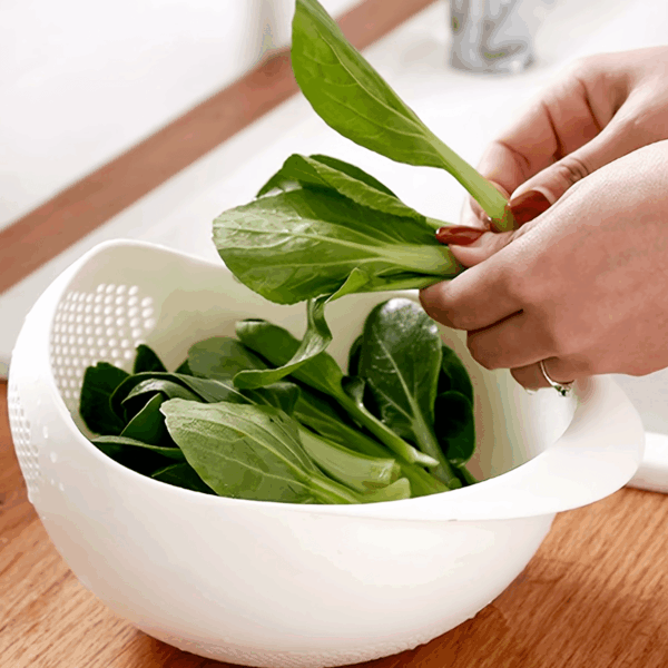 1pc/2pcs/3pcs Multi-Functional Kitchen Washing Basket Basin - Drain Water, Wash Rice, Perfect For Cleaning Vegetables And Fruits, And More With Convenient Features - Ideal For Various Uses And Users, Kitchen Accessories - Image 25