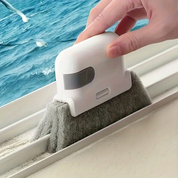 Effortlessly Clean Small Gaps And Frames with Universal Window Rail Cleaning Brush - Perfect for Kitchen Countertops And More! - Image 2