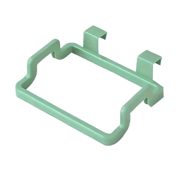 Reusable Plastic 1pc Over-the-Cabinet Garbage Container - Bag Holder Rack For Kitchen, Pantry, Garage & Bathroom - Image 23