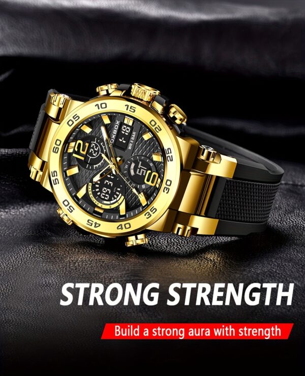 Men'S Dual Display Digital Military Quartz Watch Featuring an Alarm Clock, Chronograph, And Multifunctional Luminous Capabilities, Ideal for Students And Outdoor Activities Like Hiking Or Schooling. - Image 20