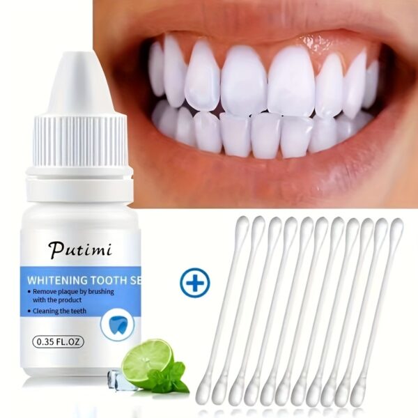 1pc Tooth Whitening Serum, Fast Teeth Whitening Agent, Use Twice A Day, Noticeably Whiter Teeth In 1 Week