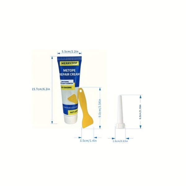 Wall Repair Paste Wall Repair Kit, with Scraper, Quickly and Easily Repairs Home Walls, Plaster Dents and Wood Scratches, Wall Patching Paste Surface Repair Paste White Putty Nail Eye Repair, Suitable for Home Wall Repair