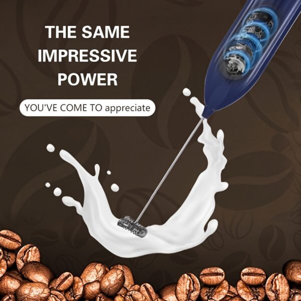 1pc LALAYUAN Electric Milk Frother - Mini Handheld Whisk, Battery Operated (Not Included), Ideal for Coffee, Lattes, Cappuccino, and Chocolate Drinks, Portable Foam Maker, Perfect Christmas Gift, Coffee Drink Maker | Modern Kitchen Accessory | Durable Sta - Image 32