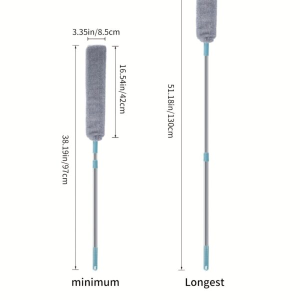 1pc Bed Bottom Cleaning Artifact Crevice Cleaning Electrostatic Dust Removal Duster Sweep Bed Bottom Dust Cleaning - Image 5