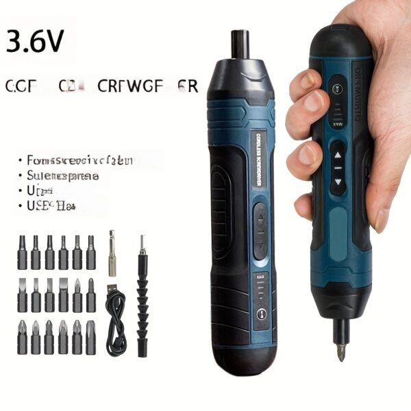 3.6V lithium cordless screwdriver Cordless Electric Screwdriver Set Power Screwdriver 4 torque setting - Image 13