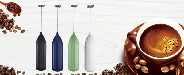 1pc LALAYUAN Electric Milk Frother - Mini Handheld Whisk, Battery Operated (Not Included), Ideal for Coffee, Lattes, Cappuccino, and Chocolate Drinks, Portable Foam Maker, Perfect Christmas Gift, Coffee Drink Maker | Modern Kitchen Accessory | Durable Sta - Image 25