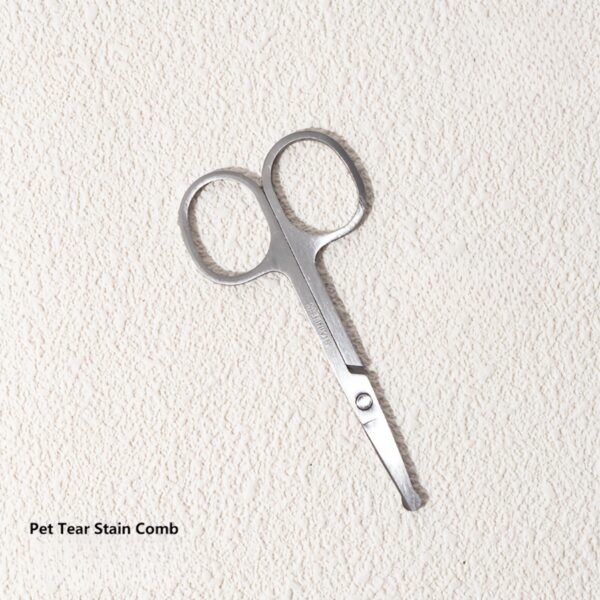 Pet Grooming Set - Pet Eye Brush, Pet Eye Scissors - Gentle Tear Stain Remover & Fur Deshedding Tool, Suitable For Dogs & Cats, Ergonomic Design - Image 6