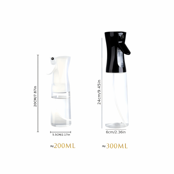 1pc/ Baking Oil Spray Bottle,Cooking Oil Sprayer,200ML/300Ml PET Material Oil Sprayer,Air Fryer Spray Bottle,Kitchen Baking Supplies,Canola Oil Sprayer,Salad Making,Baking,Frying,Grilling,Greenery,Salon,Hairdressing (White/Black) - Image 18