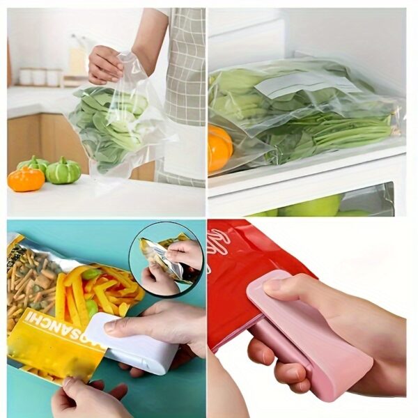 Mini Hot Bag Sealer Packaging Sealer Bag Hot Plastic Food Bag Sealing Portable Sealer Packaging Kitchen Accessories Household Vacuum Sealer: Keep Snacks Fresh, Easy To Carry! - Image 22