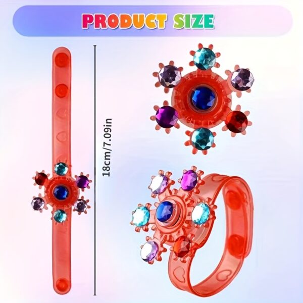 Light Up Your Kid's World With The Rotary Gyro Watch Bracelet Toy! As Easter, Halloween, Christmas Gift - Image 5