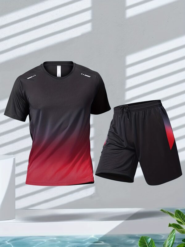 [Quick-Dry Sportswear] Quick-Dry Breathable Men's Sportswear - Short-Sleeve T-Shirt for Running And Fitness - Basketball Gear, Summer Tank Top - Image 7