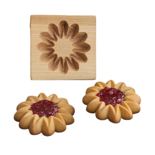Cippes Wooden Cookie Cutter Mold, 3D Heart Daisy Snow Patterns, DIY Biscuit Stamp for Pastry, Embossing Craft Decorating Baking Tool, Ideal for Thanksgiving, Christmas, Valentine'S Day, Mother'S Day - Image 19
