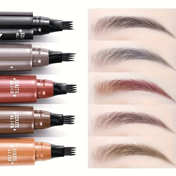 4-Tip Magic Eyebrow Pencil, Precise Fine Stroke Brow Pen For Natural-Looking Brows, Long-Lasting Formula - Image 2