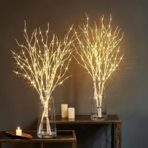 1pcs Battery Powered Luminous Birch Branch Decorative Light for Indoor, Wedding, Party, Home Decoration Festivals