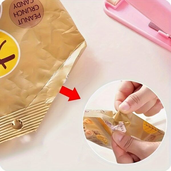 Mini Hot Bag Sealer Packaging Sealer Bag Hot Plastic Food Bag Sealing Portable Sealer Packaging Kitchen Accessories Household Vacuum Sealer: Keep Snacks Fresh, Easy To Carry! - Image 19