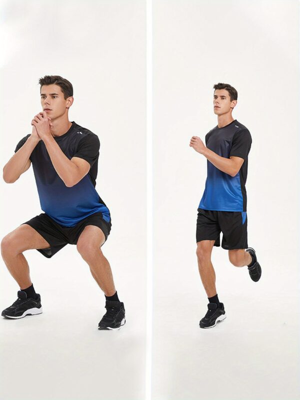 [Quick-Dry Sportswear] Quick-Dry Breathable Men's Sportswear - Short-Sleeve T-Shirt for Running And Fitness - Basketball Gear, Summer Tank Top - Image 26