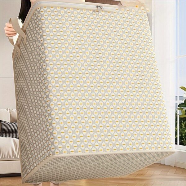 Large 220L Storage Bag - Multifunctional Clothes, Air Conditioning Duets, Bedding And Underwear Storage Bag - Space Saving, Portable Design, Zipper Closure, Essential for Moving | Portable Storage Box | Fabric Structure, Bed Storage Ba - Image 8