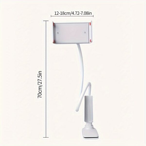 360° Rotating Tablet Phone Holder Spiral Base Lazy Stand Mobile Phone Tablet Bedside Stand Bed Lazy Stand - Image 5