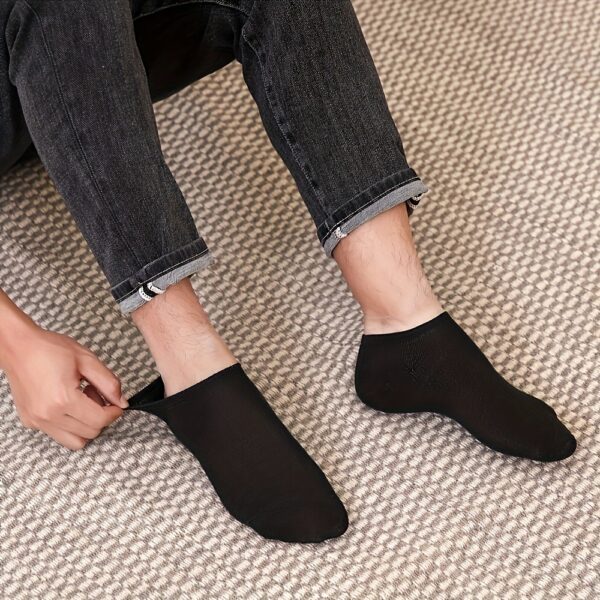 5/10/20 Pairs of Unisex Simple Solid Color Breathable And Comfortable Short Socks, Suitable for All Seasons. - Image 19