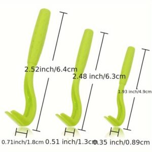 3pcs Pet Tick Twist Remover Hook Picker - Safe & Efficient Tick Removal Tool for Dogs & Cats, Gentle Non-Infectious Tick Remover with Durable Design, 3-in-1 Grooming Supplies for Pet Owners, Pet Health Essentials | Secure Grip Handle | Easyclean Hook