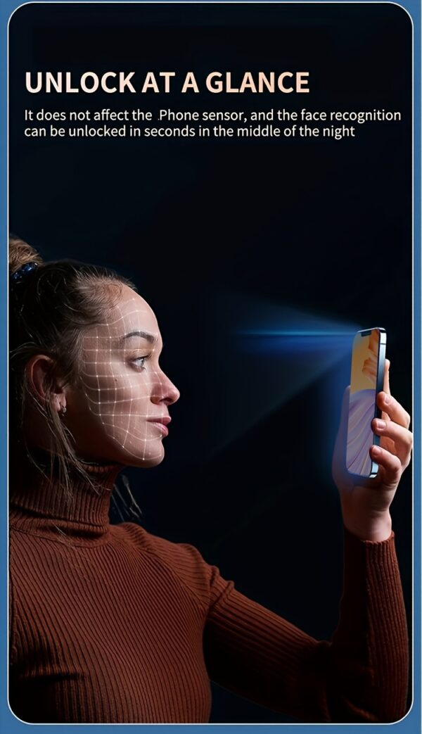 [Privacy Screen] 3pcs Full Cover Privacy Screen Protector | for iPhone 11 12 13 PRO MAX, iPhone 14 Pro 15 Pro Max, iPhone 14 Plus 15 Plus | Tempered Glass Privacy Glass Film - Image 16