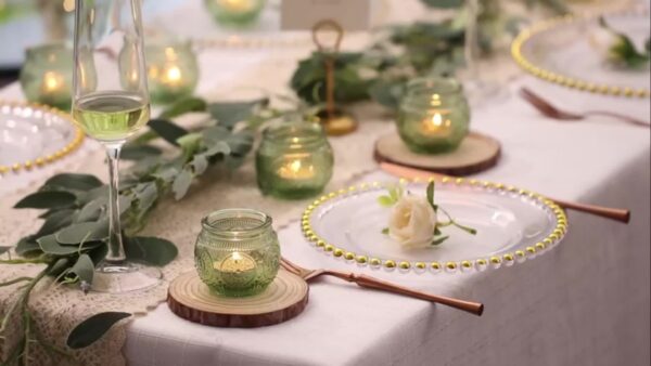 Glass Tea Light Candle Holders, Polished Finish, Flower Theme, Tabletop Mount, Versatile for Wedding, Shower, Party Decoration, Ideal for Christmas, Halloween, Easter, Thanksgiving, Valentine'S Day - Image 17