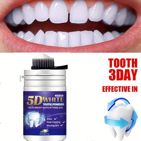 Teeth Whitening Powder, Tooth Cleaning Powder, Fresh Mint Flavor, Effective Shine And Deep Cleaning Toothpowder - Image 6