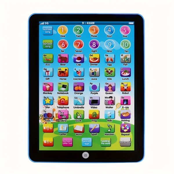 Youngsters' Educational Tablet - Fun Learning Pad for Boys & Girls, Battery-Powered, Multicolor - Image 2